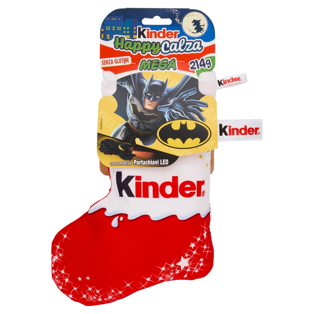 Kinder Happy Calza Mega Batman 7 pezzi 214 g