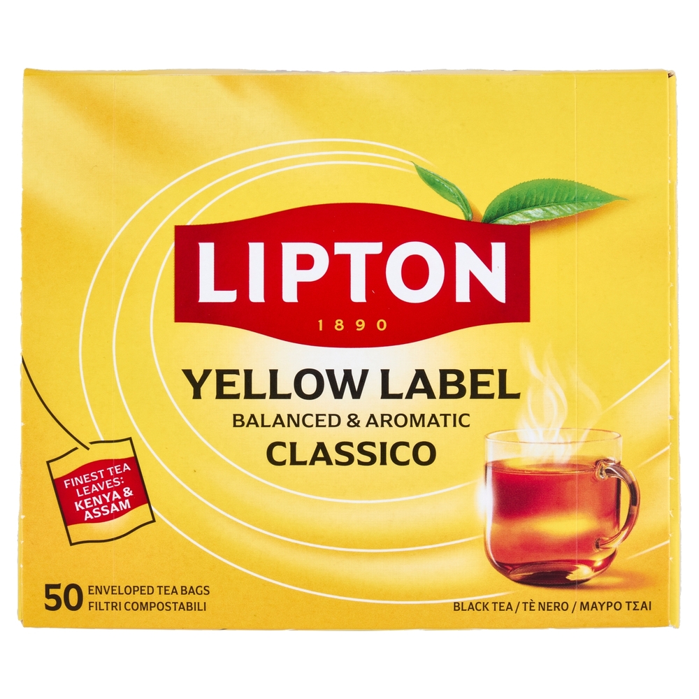 Lipton Yellow Label Classico 50 Filtri 75 g