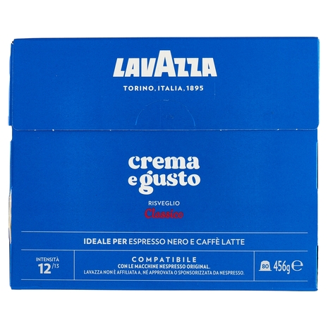 Lavazza crema e gusto Classico Compatibile con Nespresso Original 80 Capsule 456 g