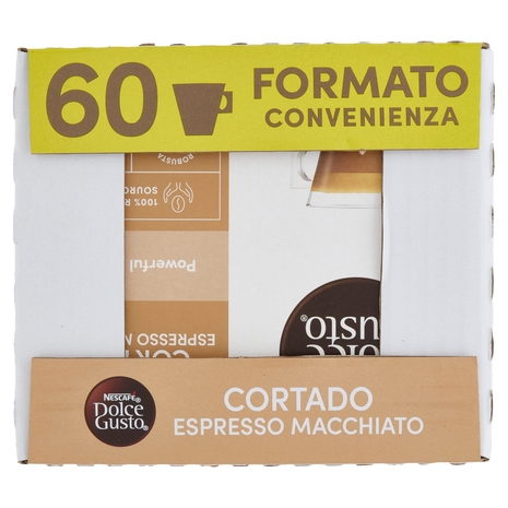 NESCAFÉ DOLCE GUSTO Cortado Espresso Macchiato 60 capsule