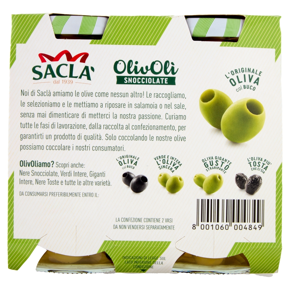 Saclà OlivOlì Snocciolate 2 x 290 g