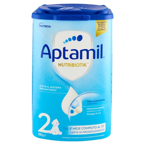 APTAMIL Nutribiotik 2 Latte di Proseguimento in Polvere 830 g