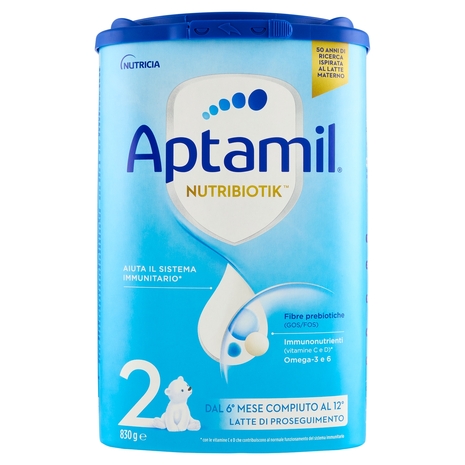 APTAMIL Nutribiotik 2 Latte di Proseguimento in Polvere 830 g