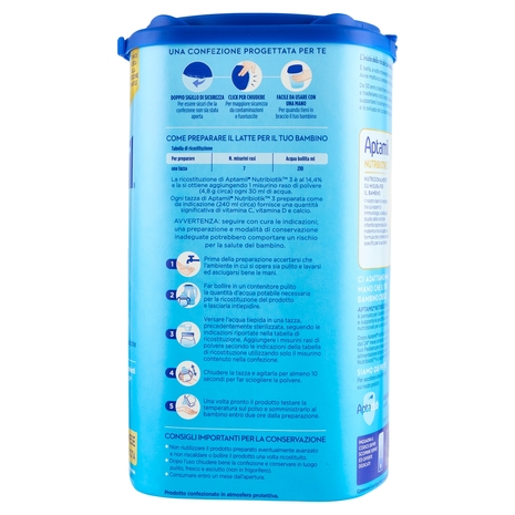 APTAMIL Nutrobiotik 3 Latte di crescita in Polvere 830 g