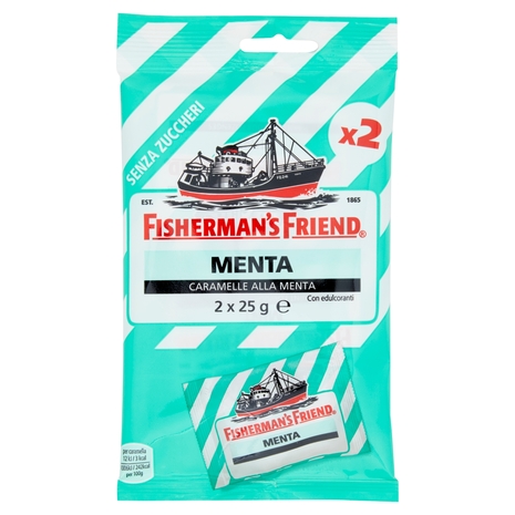 Fisherman's Friend Menta Senza Zuccheri 2 x 25 g