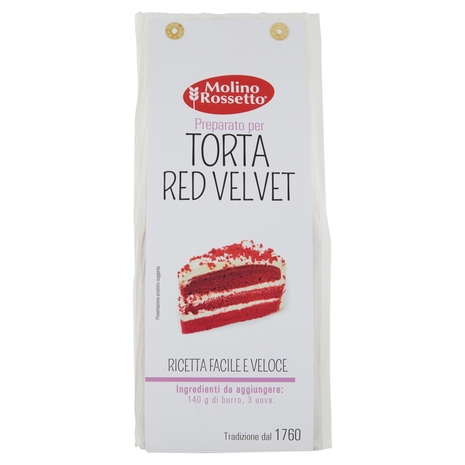 Molino Rossetto Preparato per Torta Red Velvet 400 g