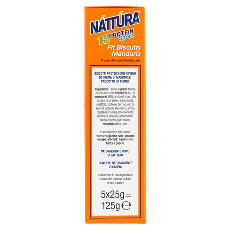 Náttúra 15 Protein Sport Fit Biscuits Mandorla 5 x 25 g