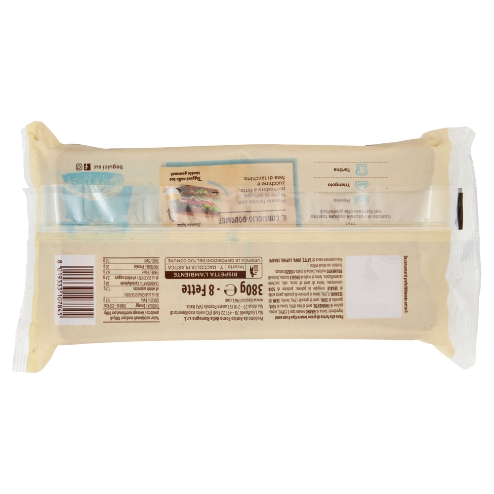 Bassini Protein+ Sandwich Proteico 8 fette 380 g