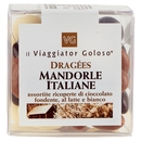 Dragées Mandorla Assortite Ricoperte di Cioccolato Fondente, al Latte e Bianco Il Viaggiator Goloso