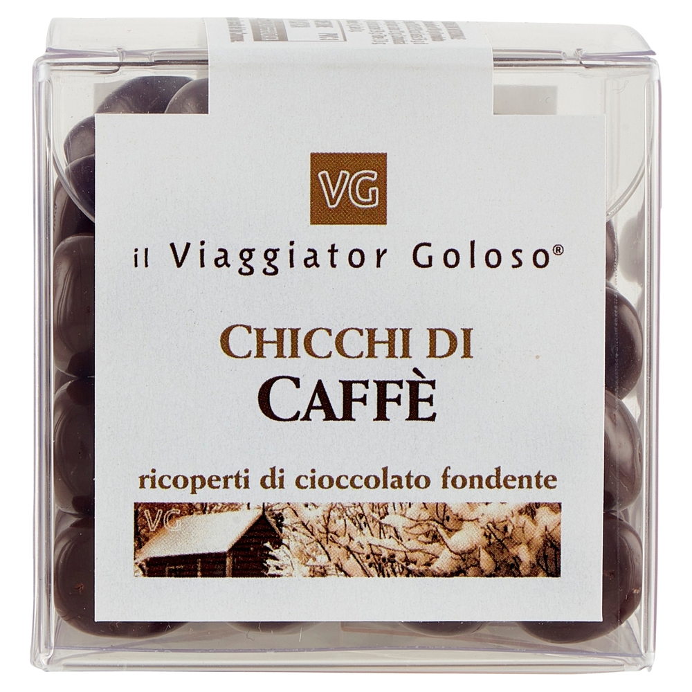 Chicchi di Caffè Ricoperti di Cioccolato Fondente Il Viaggiator Goloso