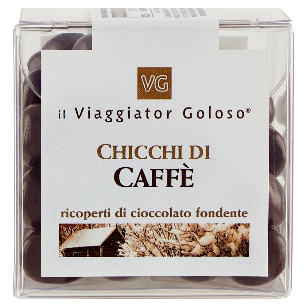Chicchi di Caffè Ricoperti di Cioccolato Fondente Il Viaggiator Goloso