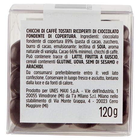 Chicchi di Caffè Ricoperti di Cioccolato Fondente Il Viaggiator Goloso