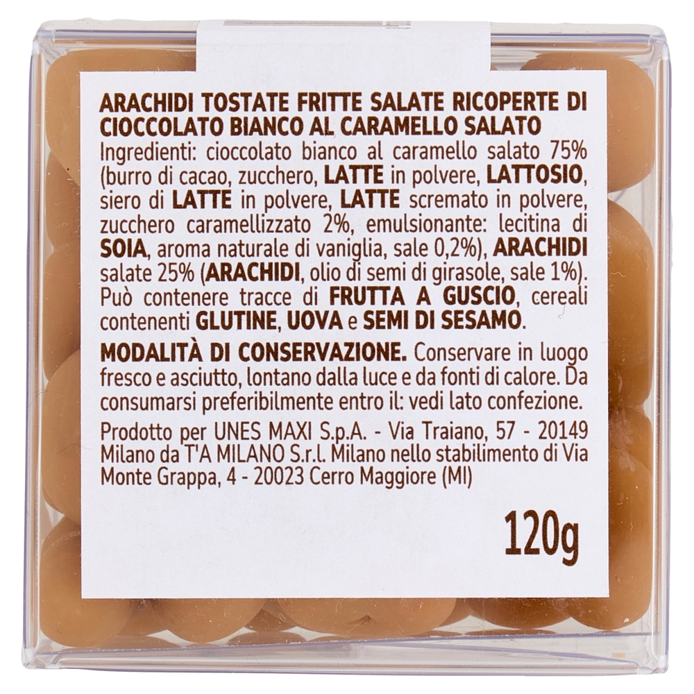 Dragées Arachidi Ricoperte di Cioccolato Bianco al Caramello Salato Il Viaggiator Goloso