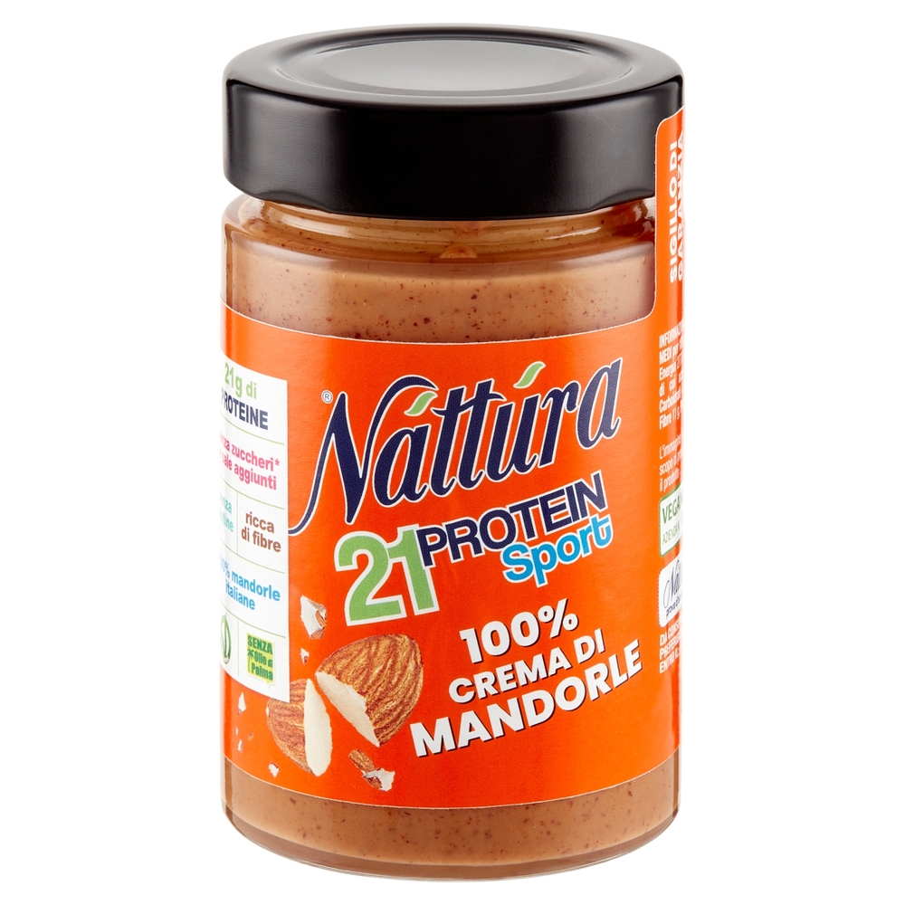Náttúra 21 Protein Sport 100% Crema di Mandorle 180 g
