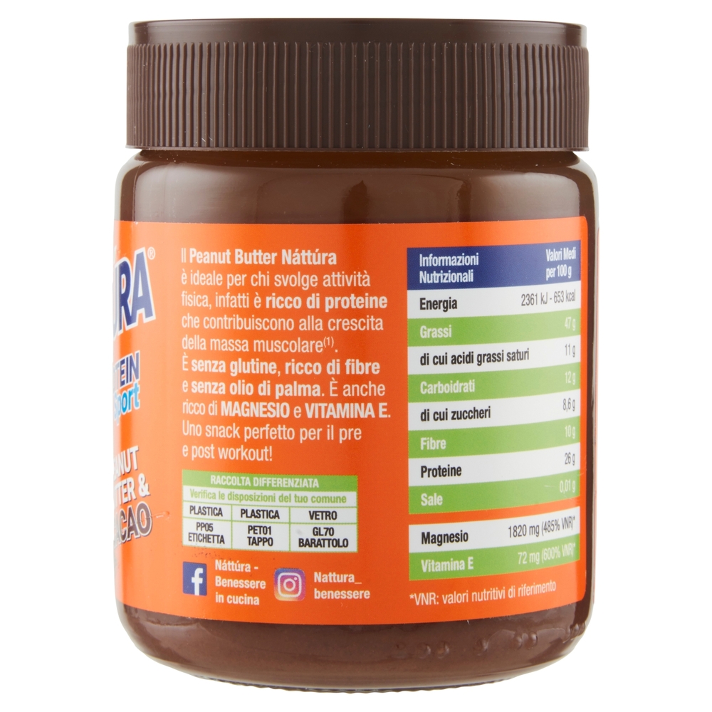 Náttúra 26 Protein Sport Peanut Butter & Cacao 250 g