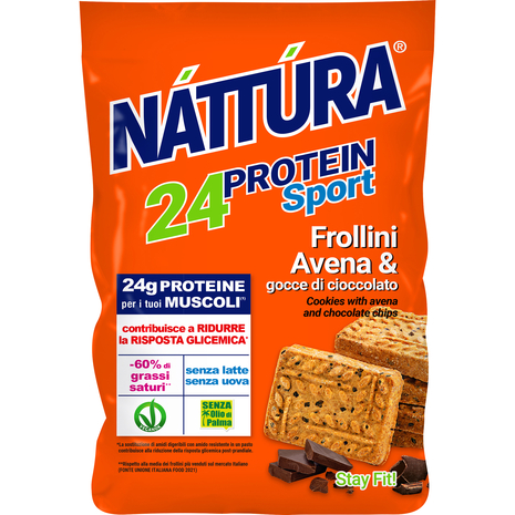 Frollini Protein Avena e gocce di Cioccolato, 200 g