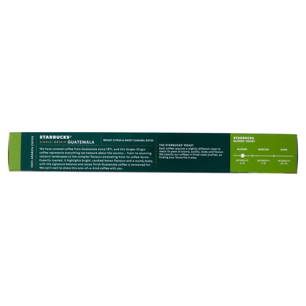 STARBUCKS Single-Origin Guatemala by Nespresso Caffè lungo 10 capsule