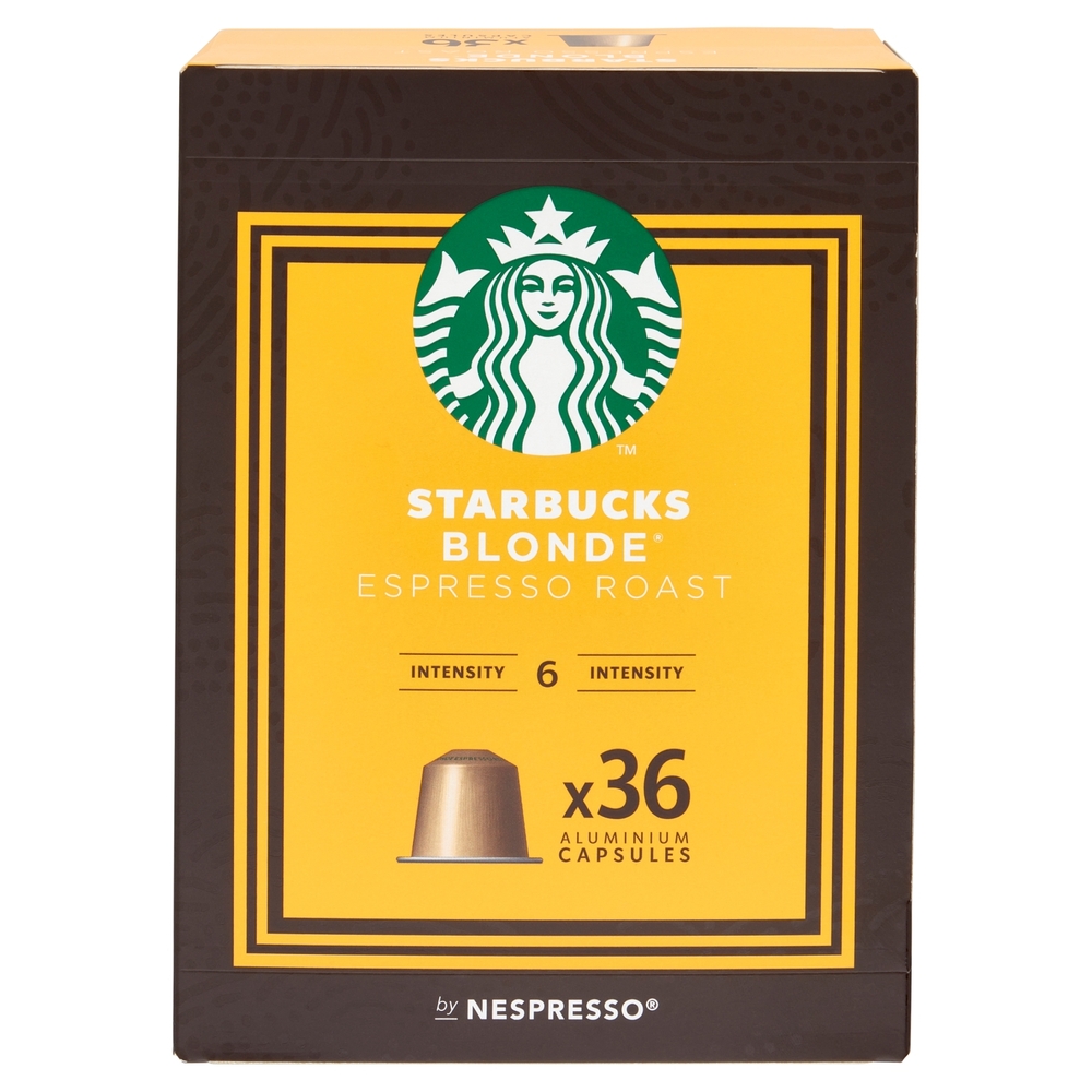 STARBUCKS Blonde Espresso Roast By Nespresso Caffè Espresso 36 capsule