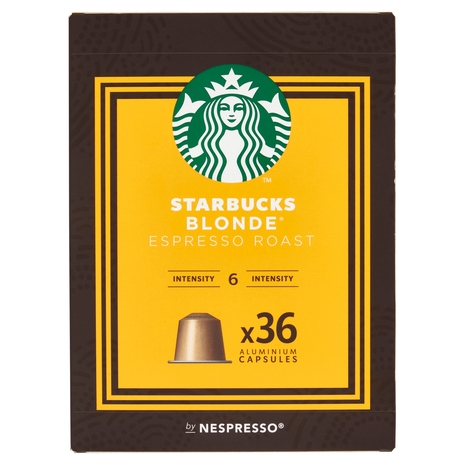 STARBUCKS Blonde Espresso Roast By Nespresso Caffè Espresso 36 capsule
