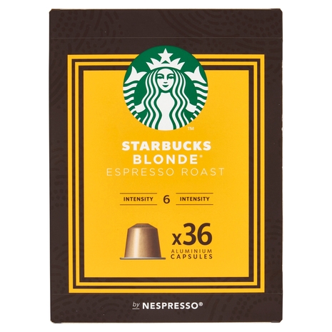 STARBUCKS Blonde Espresso Roast By Nespresso Caffè Espresso 36 capsule
