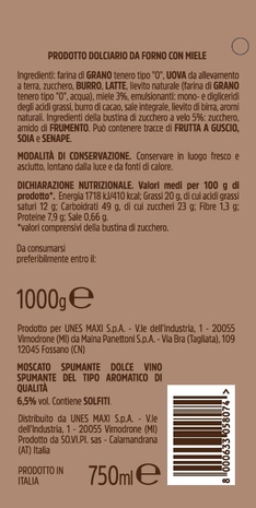 Strenna di Natale Pandoro Il Viaggiator Goloso