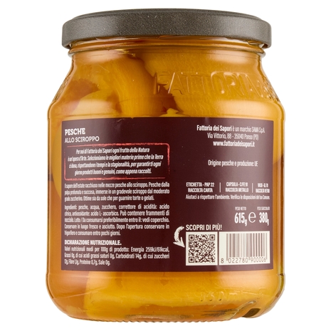 Fattoria dei Sapori Pesche Italiane 650 ml