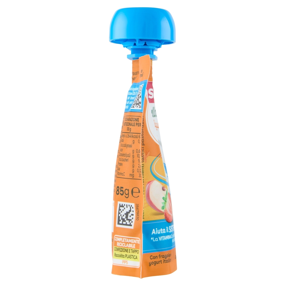 Plasmon il Frullato Nutri mune Fragola e Yogurt con Mela 85 g