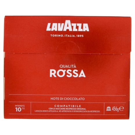 Lavazza Qualità Rossa Compatibile con Nespresso Original 80 Capsule 456 g