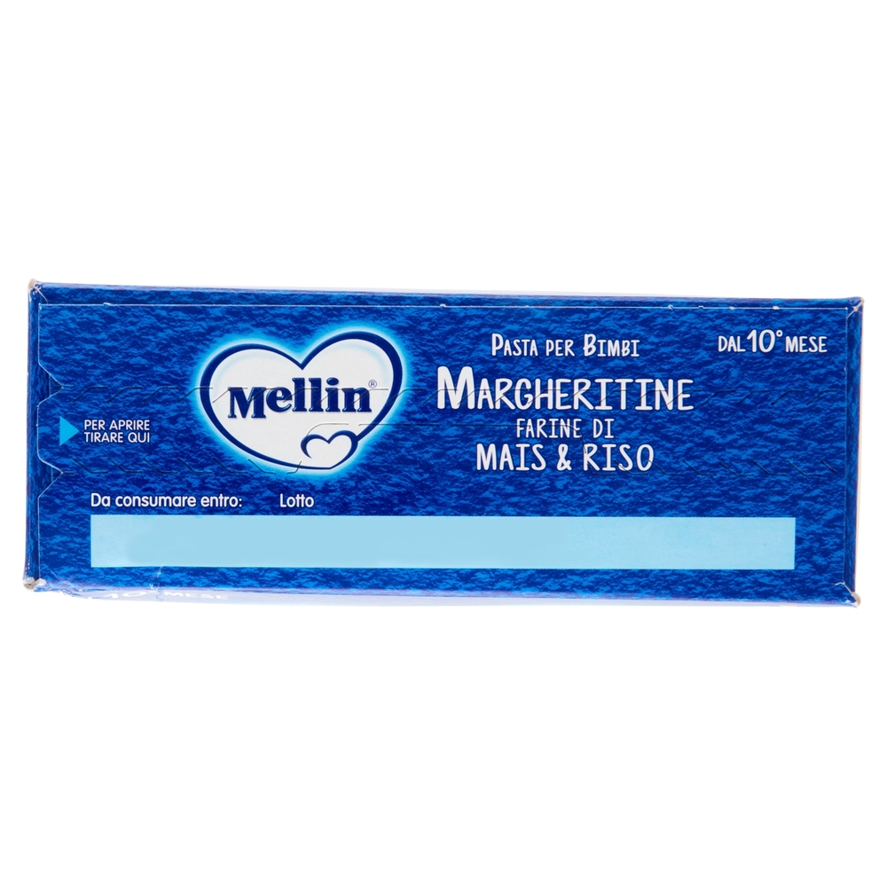 Mellin Pasta per Bimbi Margheritine Farine di Mais & Riso 280 g