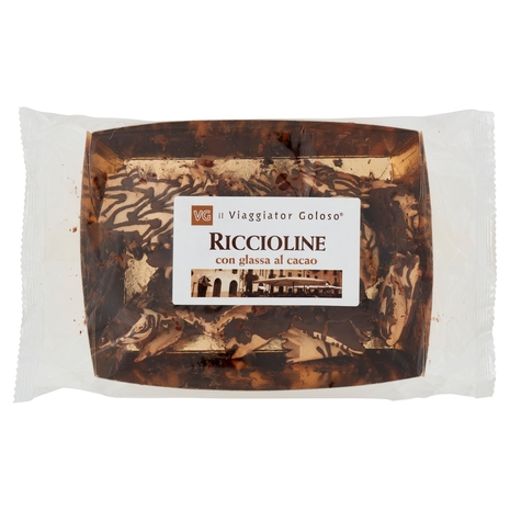 Riccioline con Glassa al Cacao Il Viaggiator Goloso