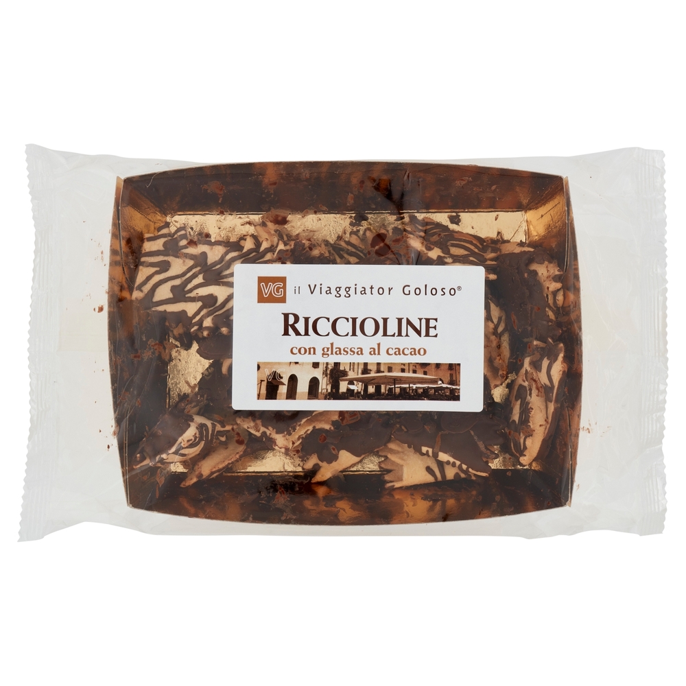 Riccioline con Glassa al Cacao Il Viaggiator Goloso