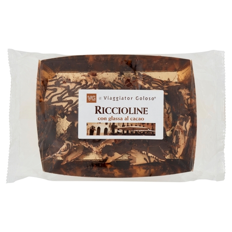 Riccioline con Glassa al Cacao Il Viaggiator Goloso