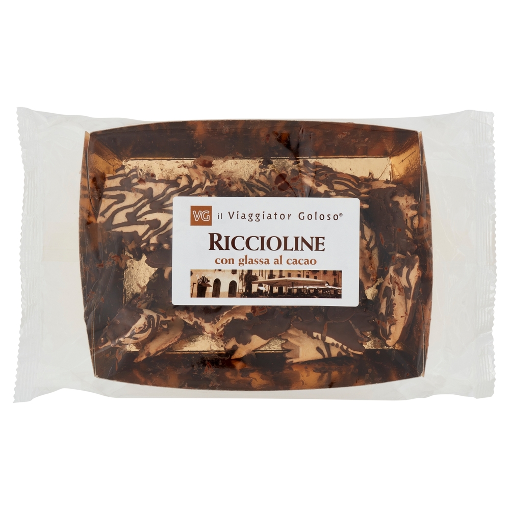Riccioline con Glassa al Cacao Il Viaggiator Goloso