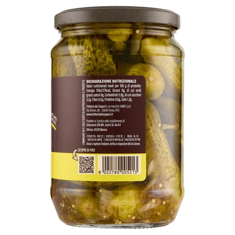 Fattoria dei Sapori Cetrioli in Agrodolce 670 g