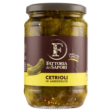 Fattoria dei Sapori Cetrioli in Agrodolce 670 g