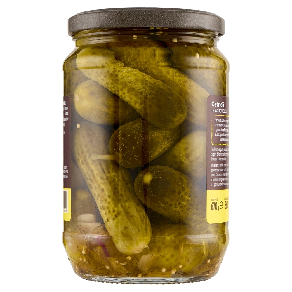 Fattoria dei Sapori Cetrioli in Agrodolce 670 g