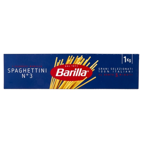 Barilla Pasta Spaghettini n.3 100% Grano Italiano 1Kg
