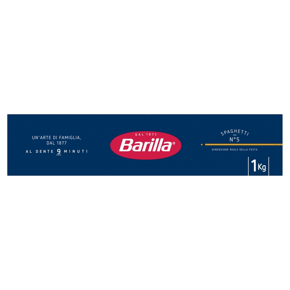 Barilla Pasta Spaghetti n.5 100% Grano Italiano 1Kg