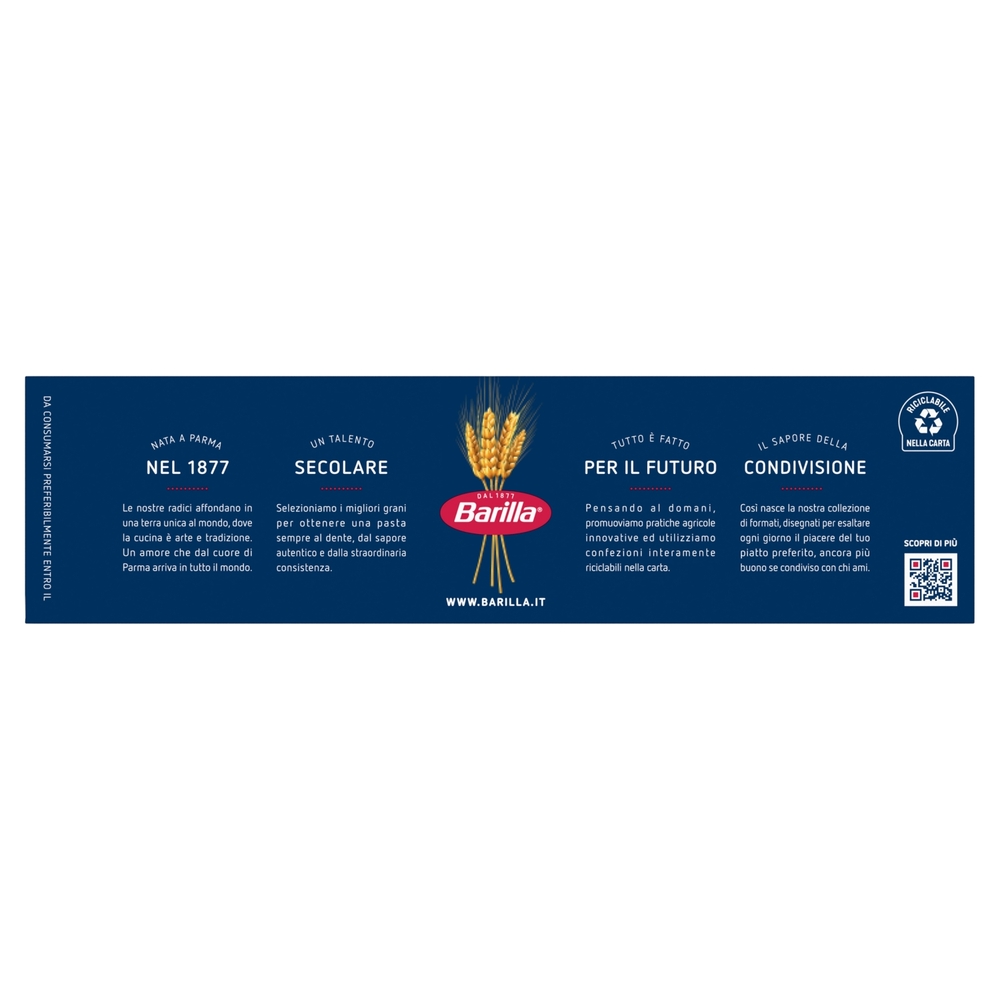 Barilla Pasta Spaghetti n.5 100% Grano Italiano 1Kg