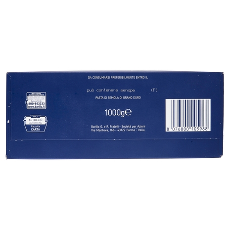 Barilla Pasta Fusilli n.98 100% Grano Italiano 1Kg