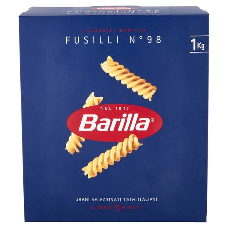 Barilla Pasta Fusilli n.98 100% Grano Italiano 1Kg