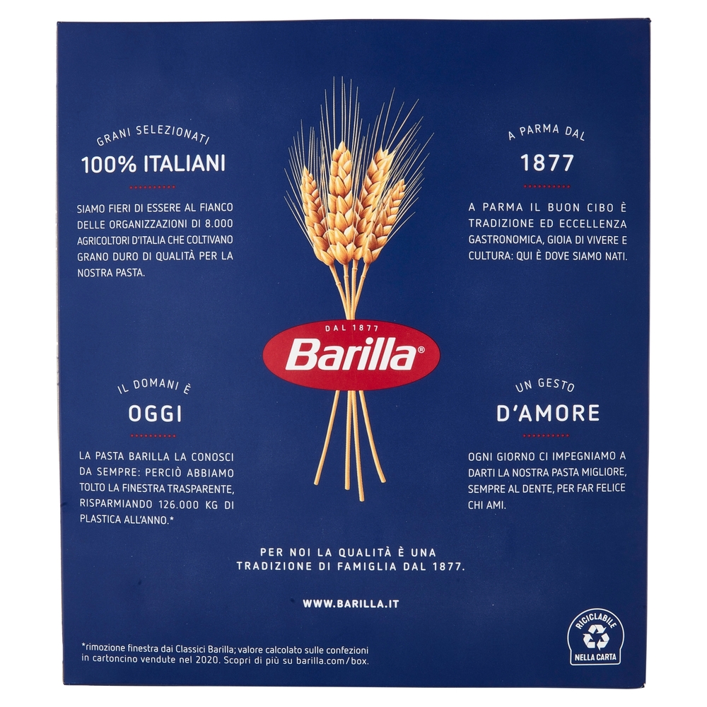 Barilla Pasta Fusilli n.98 100% Grano Italiano 1Kg