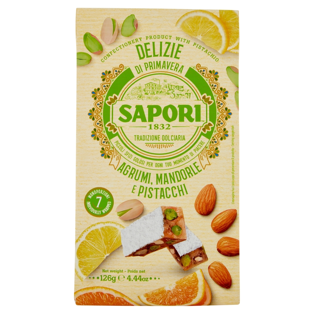 Sapori Delizie di Primavera Agrumi, Mandorle e Pistacchi 126 g