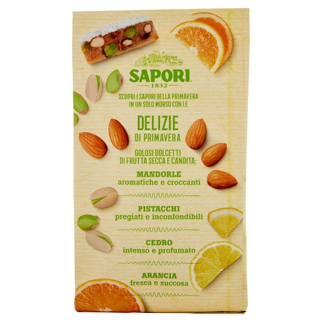 Sapori Delizie di Primavera Agrumi, Mandorle e Pistacchi 126 g