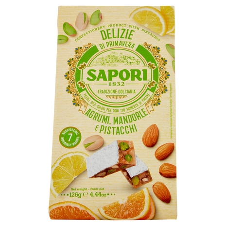 Sapori Delizie di Primavera Agrumi, Mandorle e Pistacchi 126 g