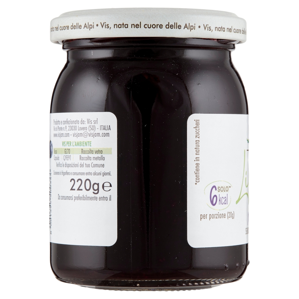 Vis Più Frutta Light Mirtilli 220 g