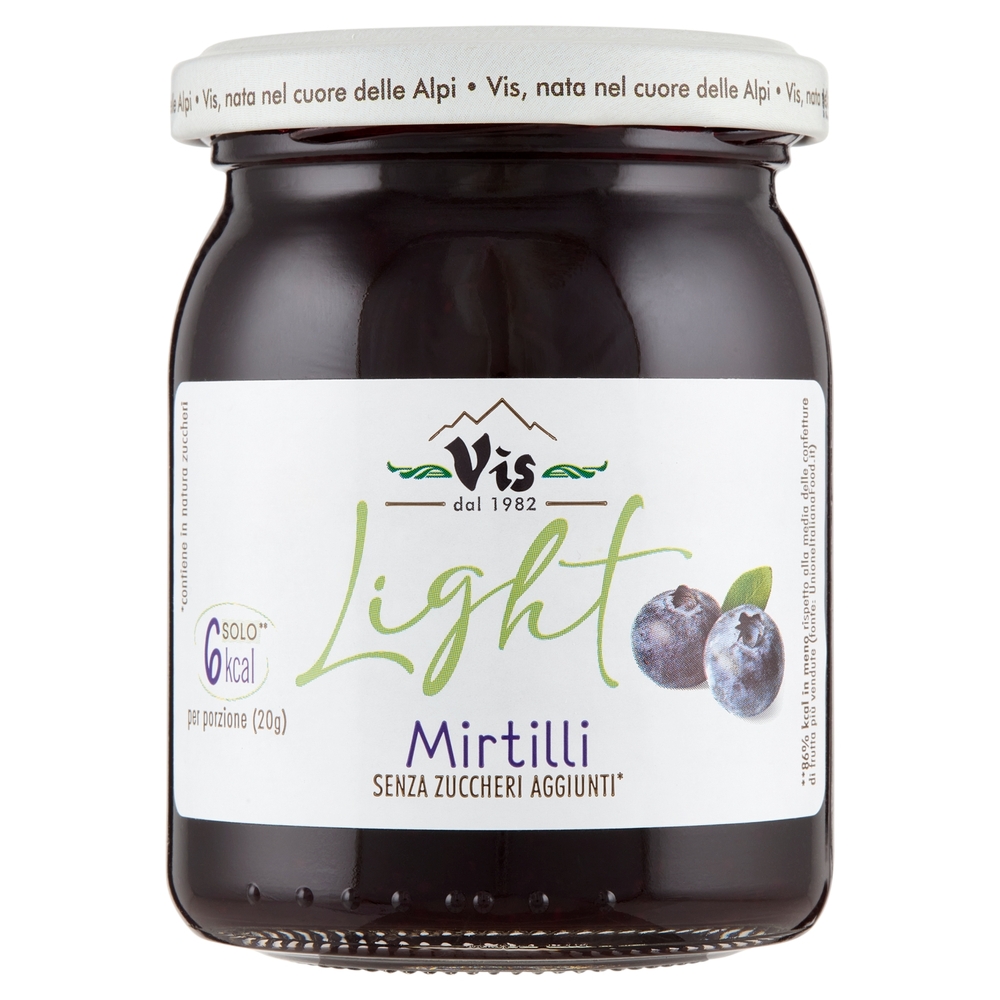Vis Più Frutta Light Mirtilli 220 g