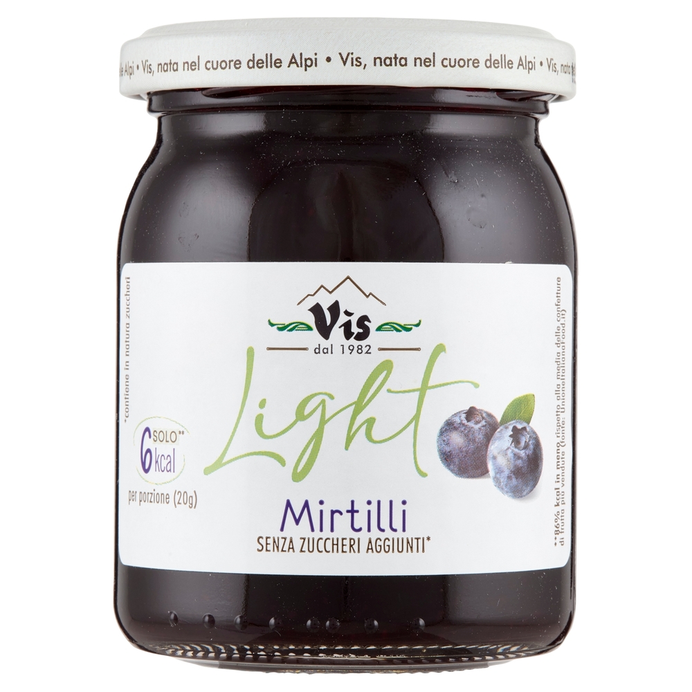 Vis Più Frutta Light Mirtilli 220 g
