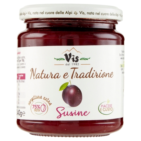 Vis Natura e Tradizione confettura extra Susine 340 g