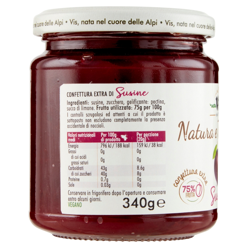 Vis Natura e Tradizione confettura extra Susine 340 g
